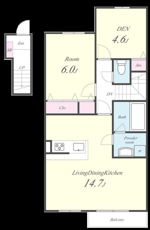 リマーレ道徳 間取り図