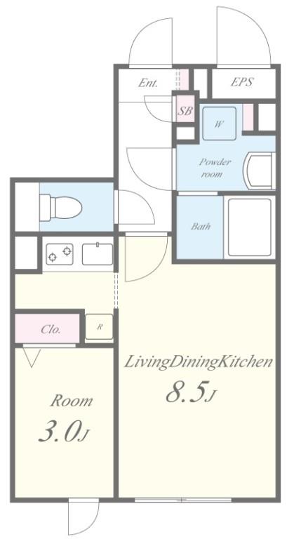 quador(クアドール)神宮西 間取り図