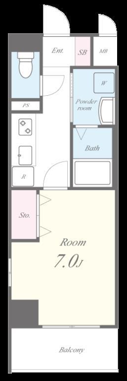 ワイエスビル 間取り図