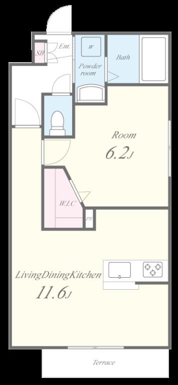 プレミエール草加 間取り図