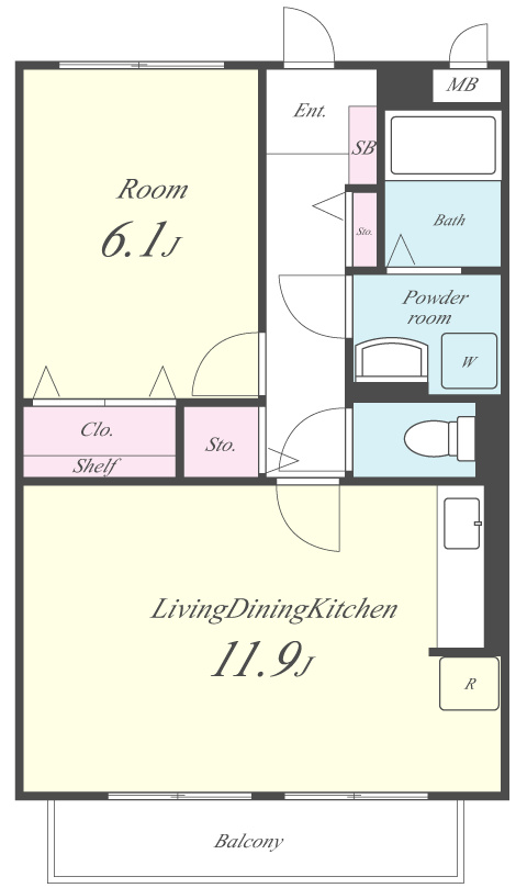 ピュアハウス 間取り図