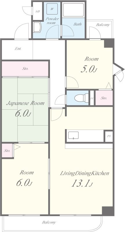 サニーコート深井 間取り図