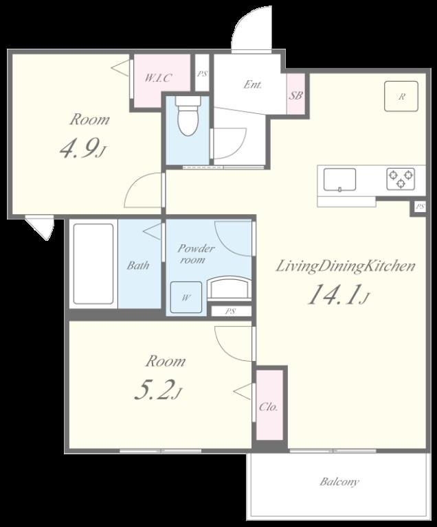 キルシュ元町 間取り図