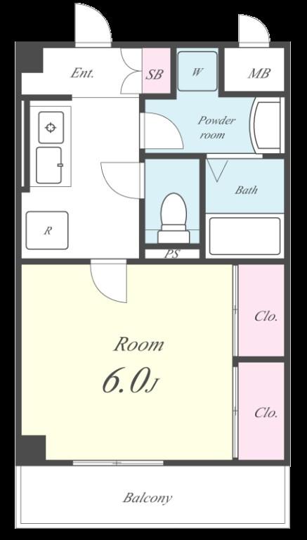 サン・ルピナス 間取り図