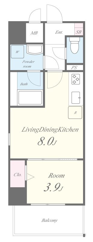 レジデンス湘南平塚 間取り図