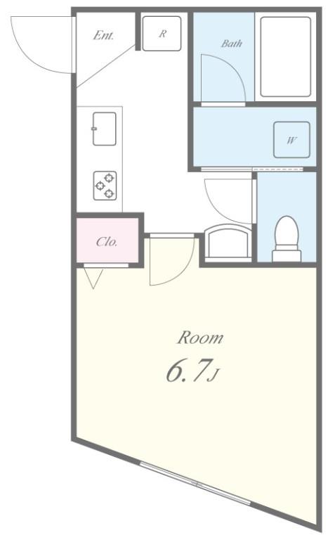 LEAROOMお花茶屋 間取り図