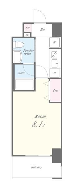 Residence Omiya Hikawasando 間取り図