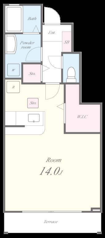 ラディエノールA棟 間取り図