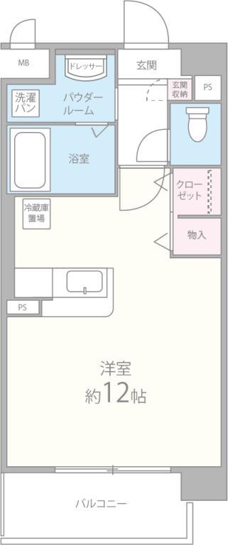 ベルメゾン・エグレット 間取り図
