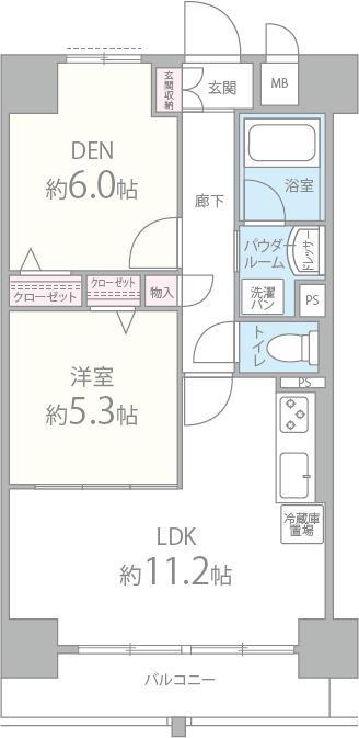 グランシャリオ江坂 間取り図