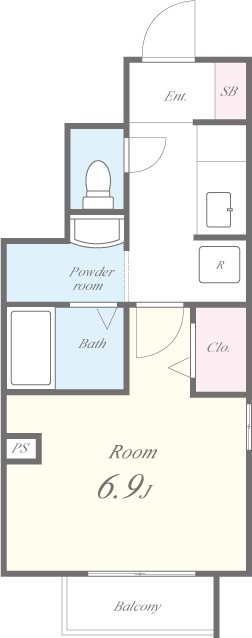 エフ・ビヤン 間取り図