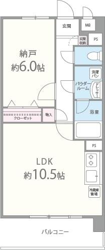 ベロ クオーレ三国 間取り図