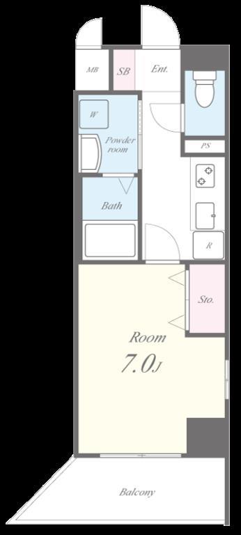 ワイエスビル 間取り図