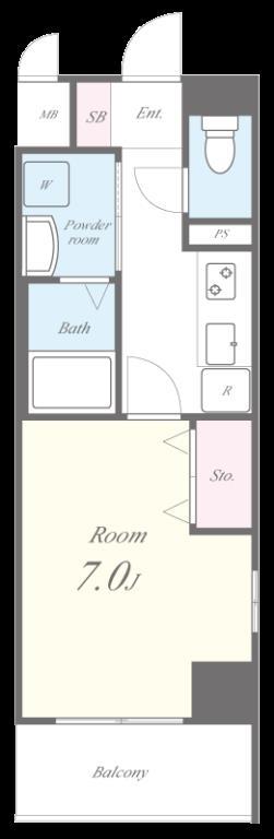 ワイエスビル 間取り図
