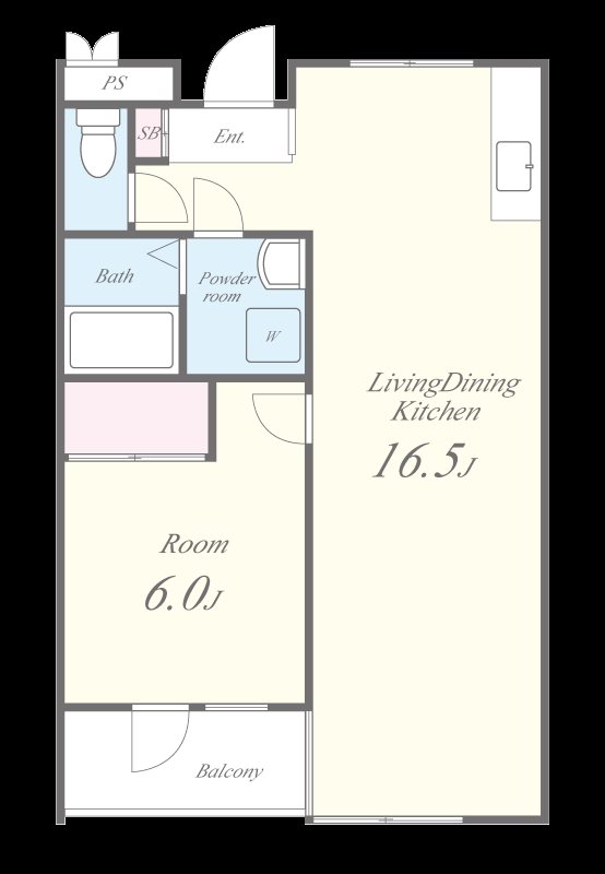 エスティガーデン 間取り図
