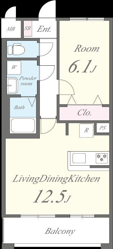 シンフォニアフレア 間取り図