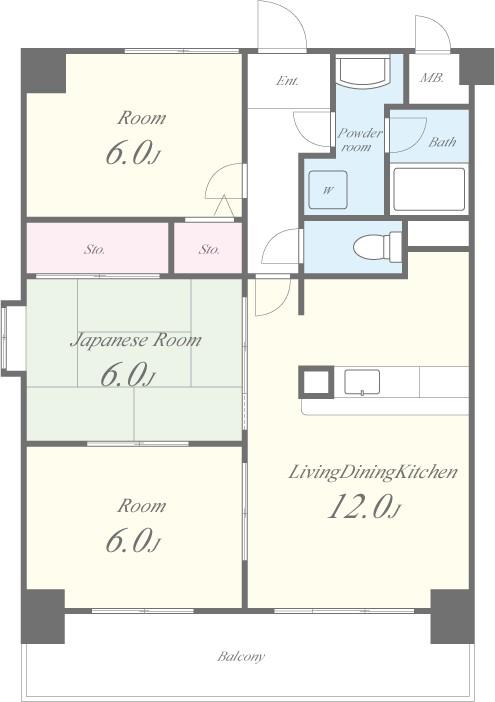パークロイヤル 間取り図