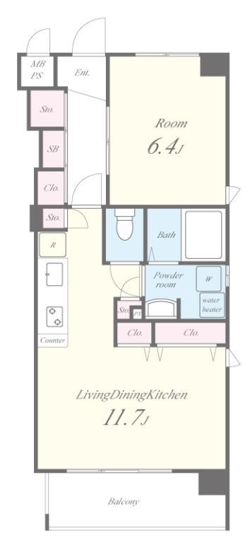 アンシャンテ総持寺 間取り図