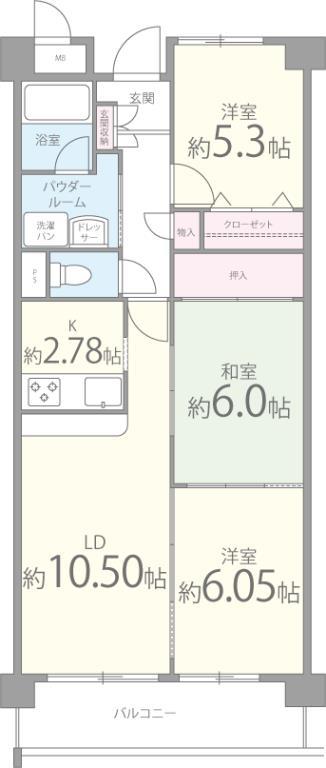 大井路 間取り図