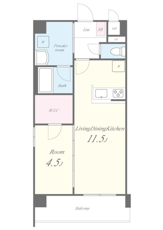 フェリーチェ城北公園 間取り図