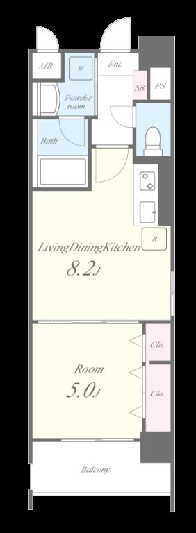 パインリッチ 403号室 間取り
