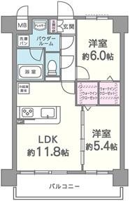 ルミエール北梅田 間取り図