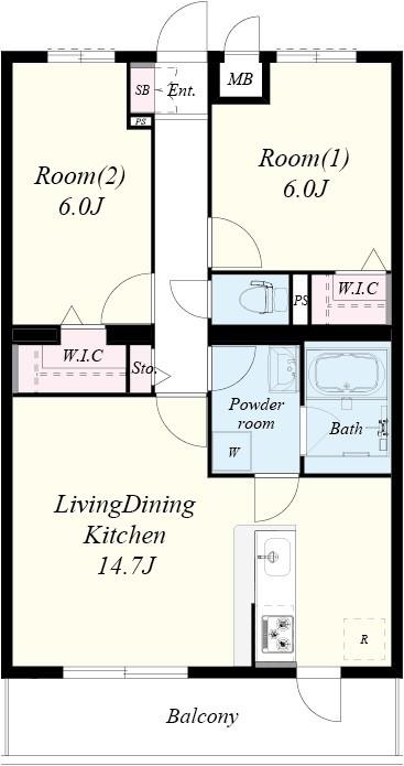 ソラードセンリ 間取り図