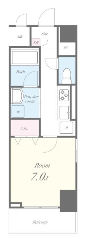 ラ・プレス新栄 間取り図