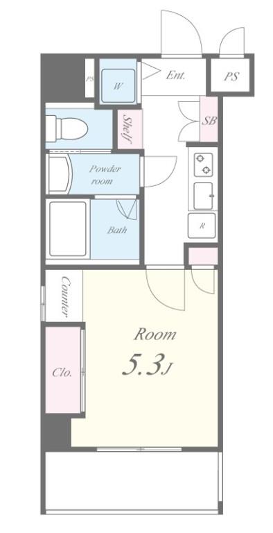 プラムハウス日本橋 間取り図