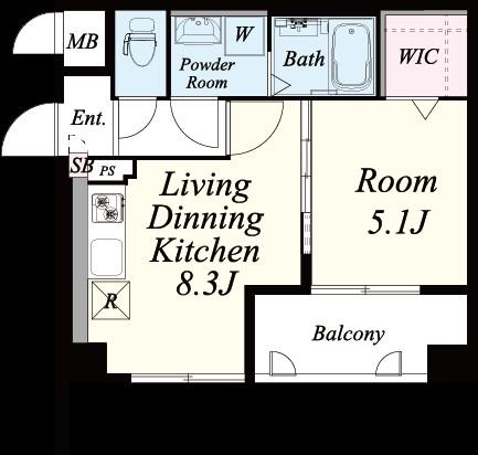 エルヴィータ駅南 間取り図