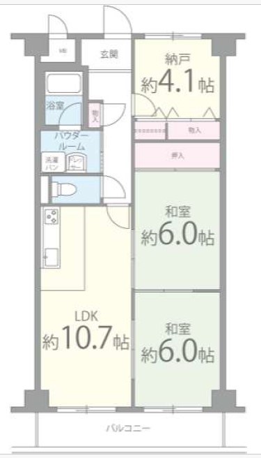 グランドゥール緑ヶ丘 間取り図