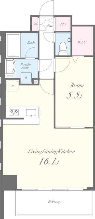N residence SUMIYOSHI 間取り図