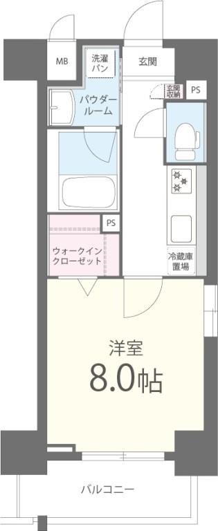 ウエスト ヒルズ 大倉山 間取り図