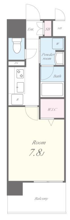 クロスフロント十二所線 間取り図