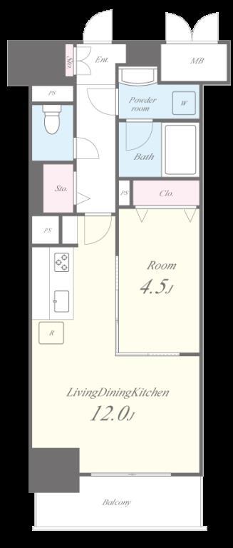 アローム ドゥ ジョア 間取り図