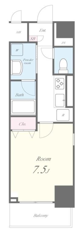 ラ・プレス新栄 間取り図