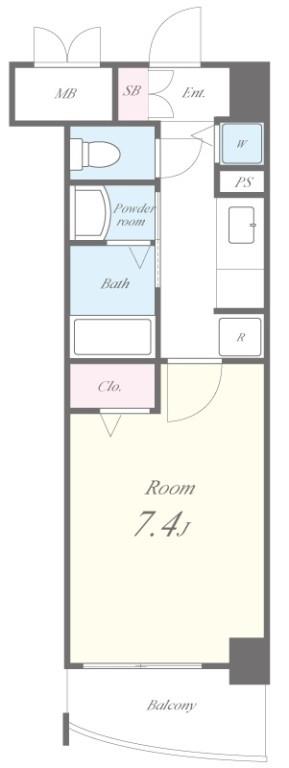 ベルパラーゾ シロカネ 間取り図