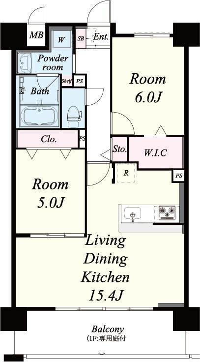 コンフォール京橋 間取り図