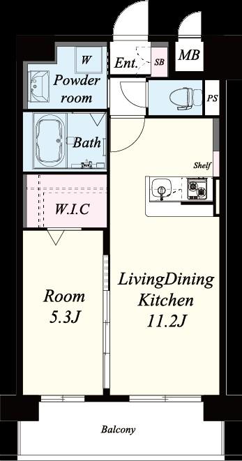 ブランシェ駅南 間取り図