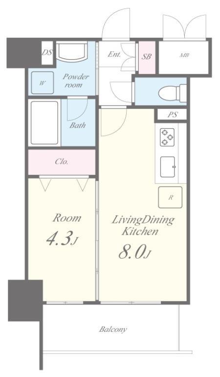 サンセール吹田 603号室 間取り