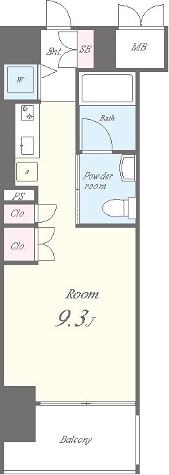 セイワパレス 京橋コルティーレ 間取り図