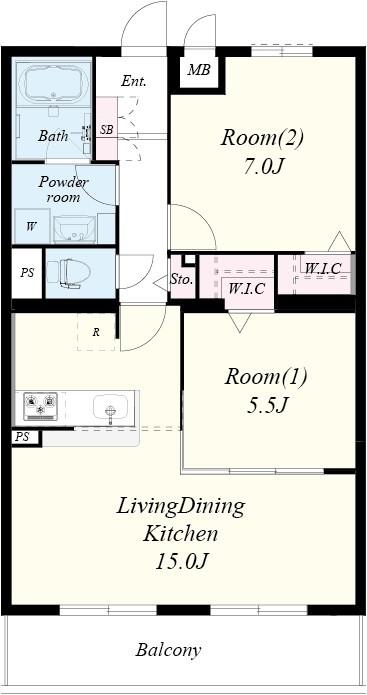 ソラードセンリ 間取り図