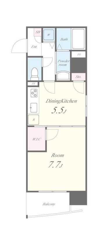 ｱｼﾞﾙ湘南 間取り図