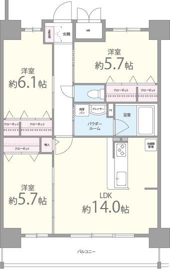 エルグランコウショウ 間取り図