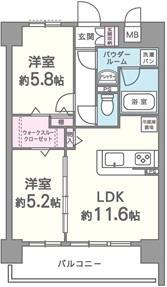 ルミエール北梅田 間取り図