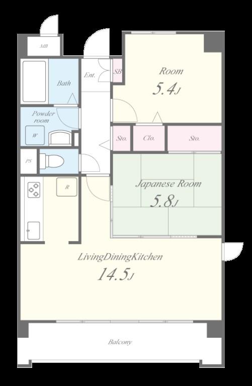 フェリーチェ原田Ⅱ 間取り図