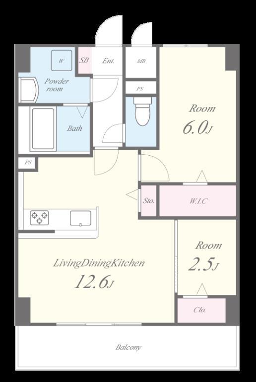 ニュークリエイト若久 間取り図