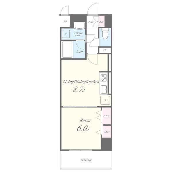 パルファン ドゥ ジョア 間取り図