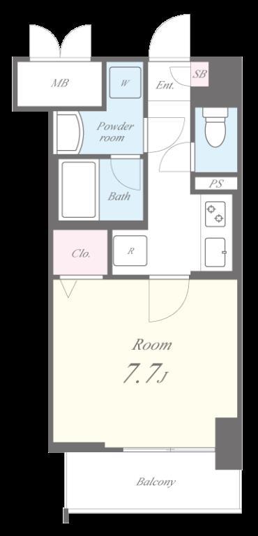 レジデンスユウキ 間取り図