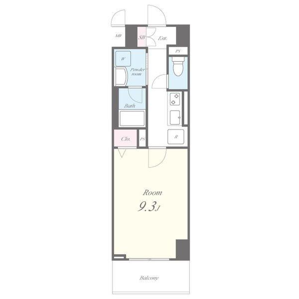 パルファン ドゥ ジョア 間取り図